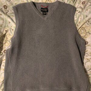 · Large Eddie Bauer 100% Cotton Vintage Vest